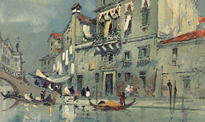 The house of Tintoretto, Venice  Brabazon (1821-1906)