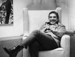 Gabriel Garcia Marquez, the Colombian writer and political activist, in Mexico City in 1976.